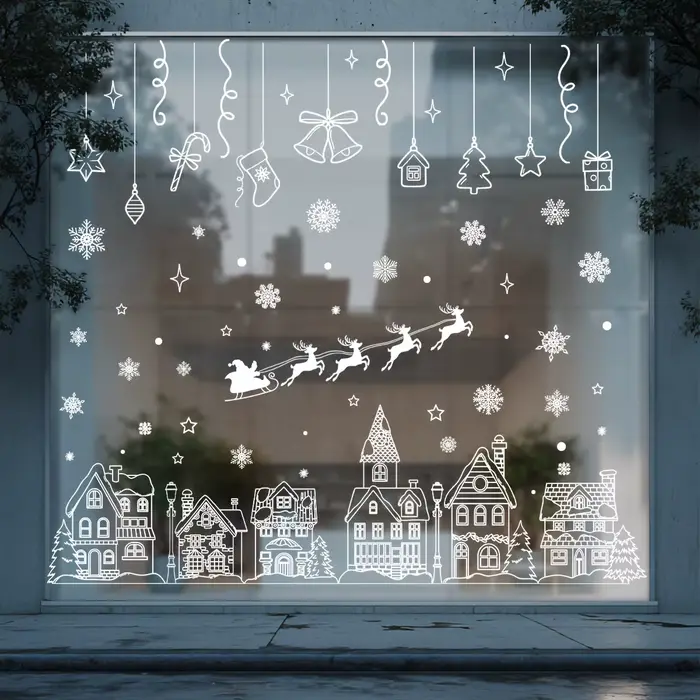 Autocollants de Noël pour fenêtres