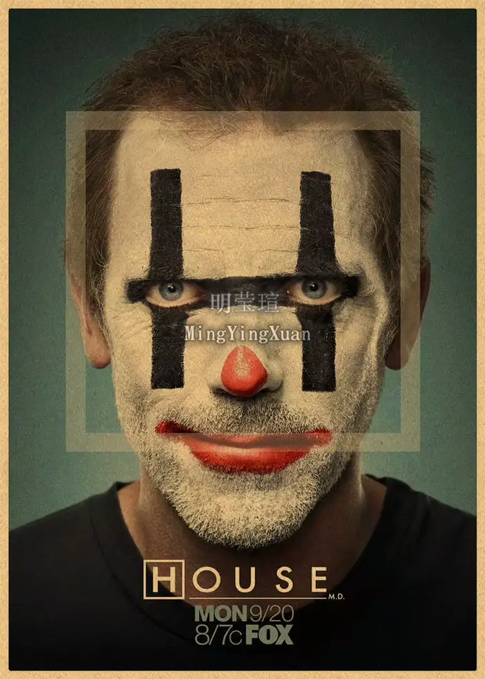 Affiche de film vintage en papier Kraft