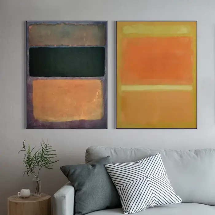 Peinture sur toile abstraite Mark Rothko
