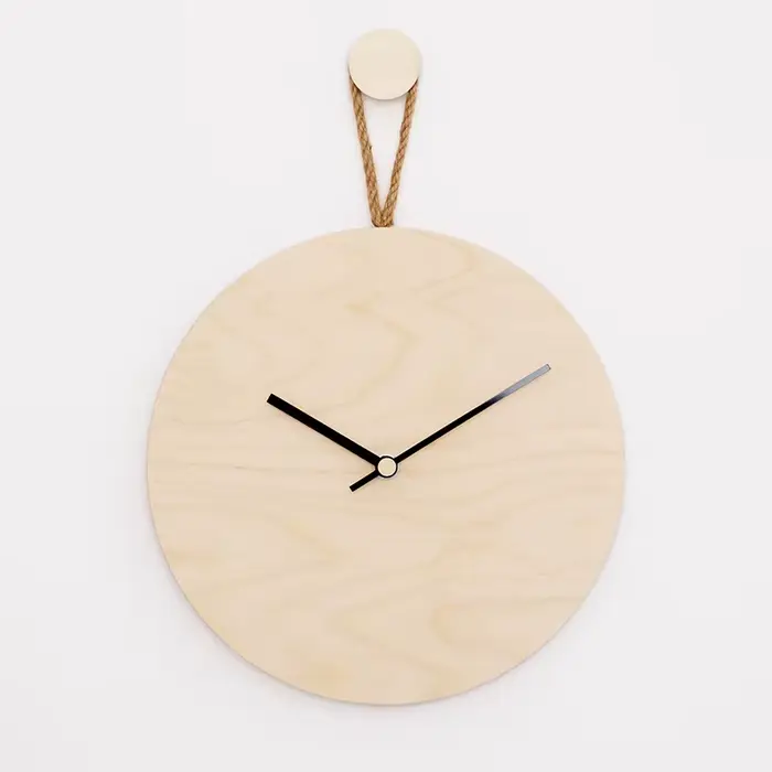 Horloge murale nordique en bois, décoration intérieure de salon, accessoires modernes et silencieux,