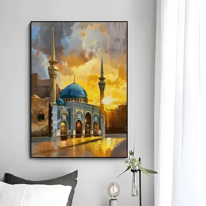 Affiche murale de la mosquée Nabawi