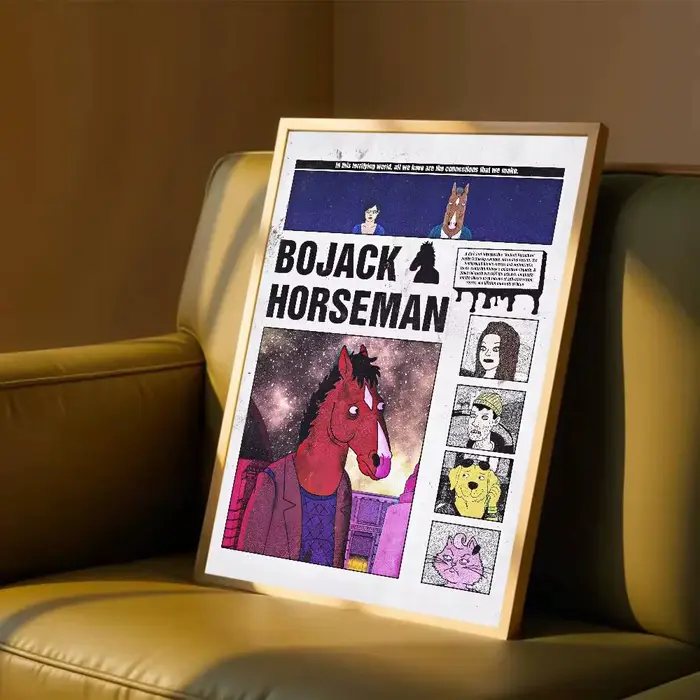Affiches vintage classiques Anime B-BoJack Art Horseman
