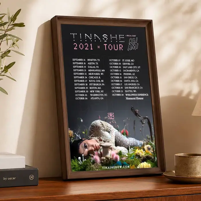 Affiche autocollante Singer T-Tinashe
