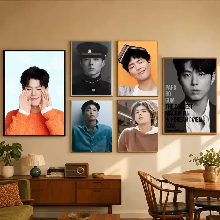 Affiche d'art mural moderne avec image de l'acteur P-Park Bo-gum