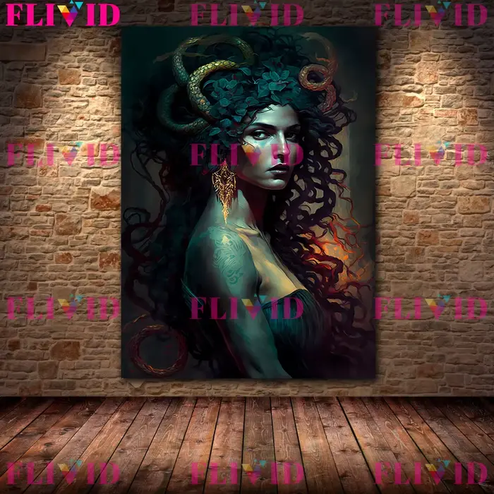 Affiche et impression d'art de dieu grec de la mythologie nordique