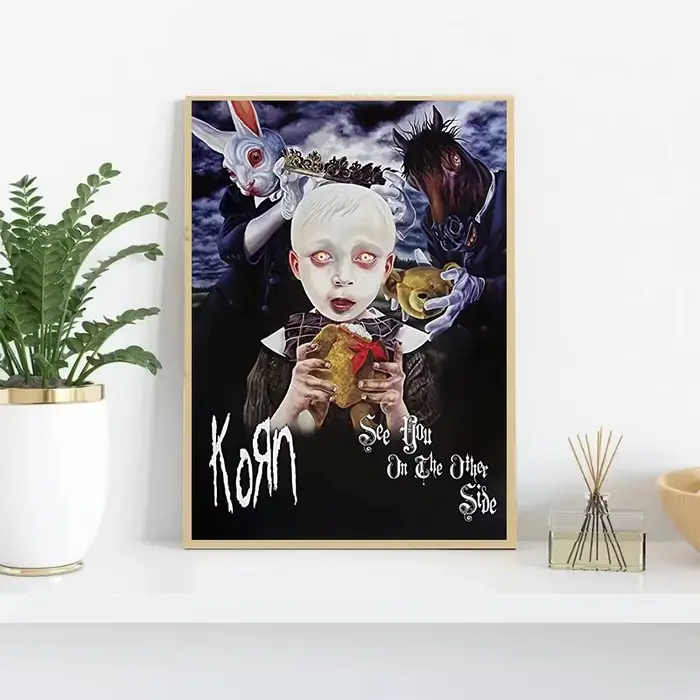 Korn Rock Band – affiches et imprimés de musique, peinture sur toile, images d'art murales pour chambre familiale moderne, Club, Bar, décor de salle, cadeau