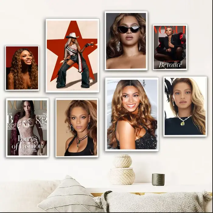 Affiche de la chanteuse pop B-Beyonce