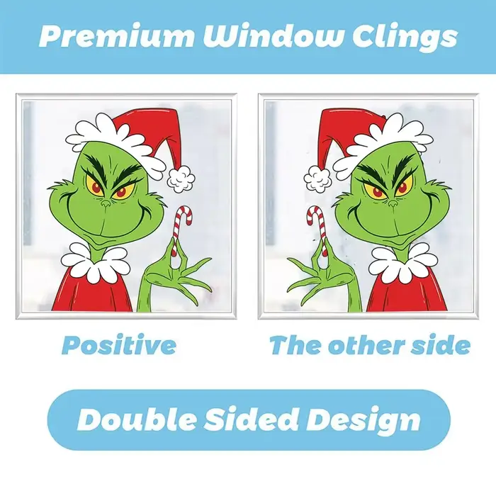 Autocollants de fenêtre de noël