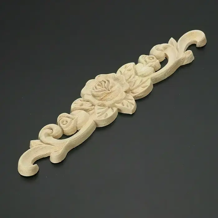 Applique de meubles en bois sculpté