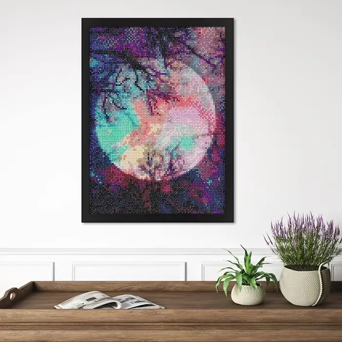 Cadre photo magnétique pour peinture diamant
