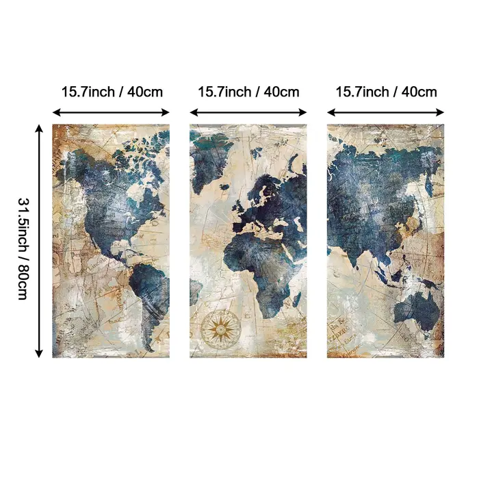 Toile d'art mural abstrait