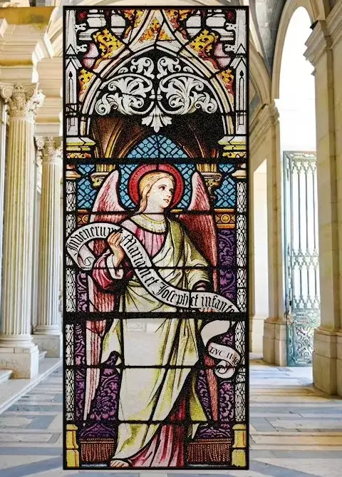 Autocollants pour vitraux, Film de confidentialité, Style église, statique, Films décoratifs givrés