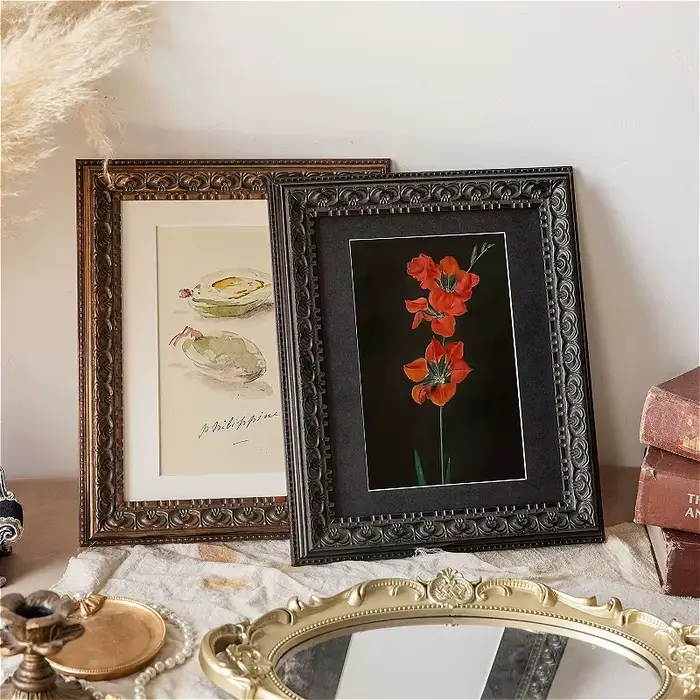Cadre photo vintage de style américain de 6 pouces