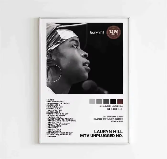 Lauryn Hill – couverture d'album de musique classique, chanteur américain, affiche imprimée pour cha
