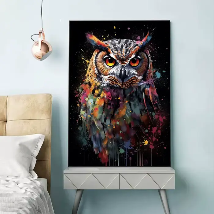 Affiche de Portrait d'animal aquarelle