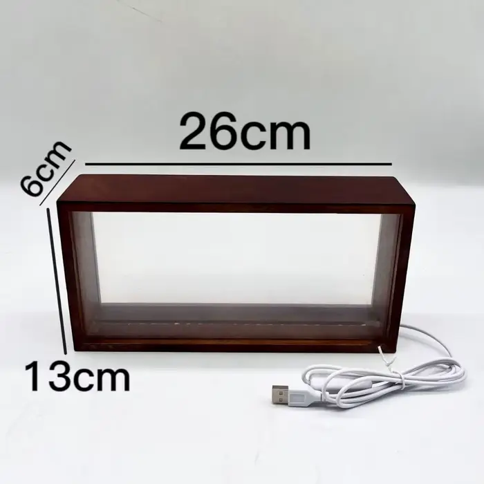 Aqumotic – cadre Photo vierge avec lumière LED
