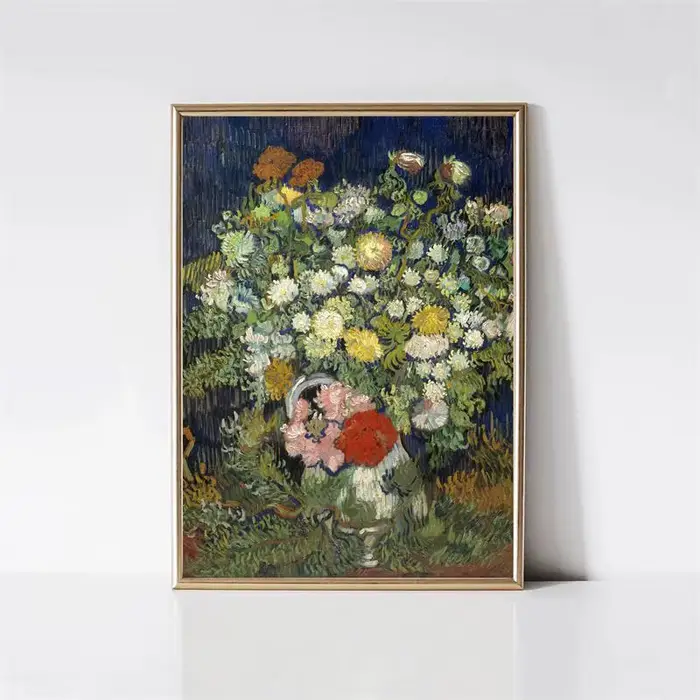 Vincent Van Gogh - Affiche d'art imprimée sélectionnée - Paysage Impressionniste Français, Fleur, Nu