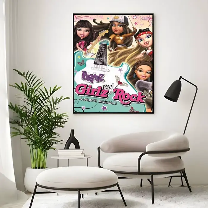 Bratz poupée classique Vintage affiche imprime Design parfait nordique moderne décor à la maison cadeau