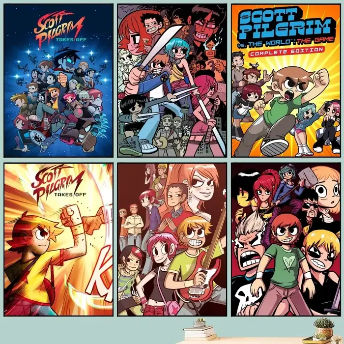 Anime Scott pèlerin affiche bricolage Vintage film