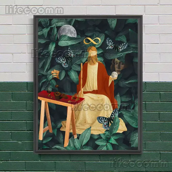 Toile d'art mural abstrait Saint