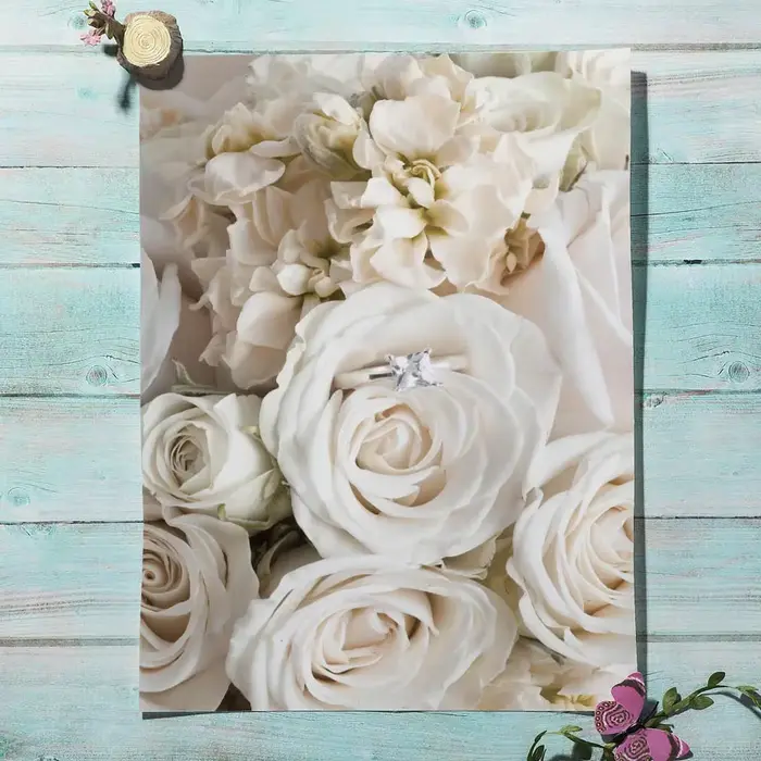 Affiches de peinture florale pour salon
