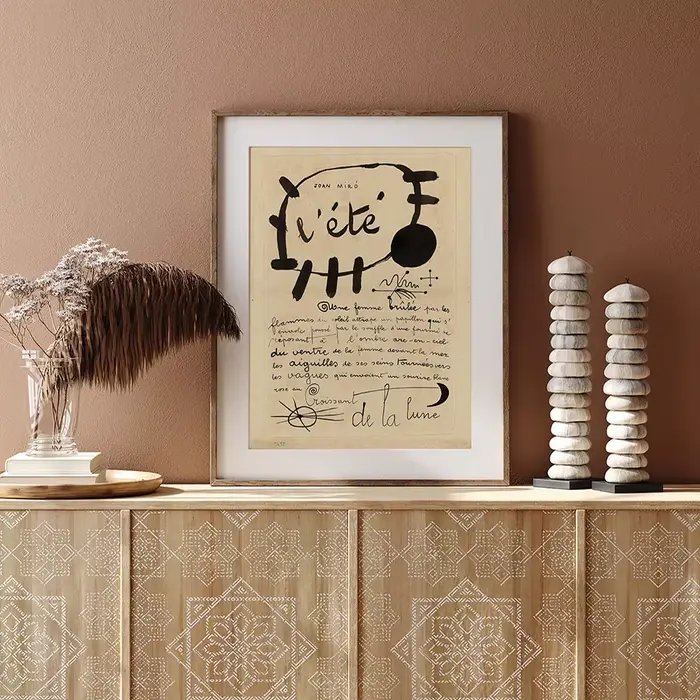 Affiches vintage d'art abstrait Joan Miro, impression sur toile, décoration murale pour la maison, l