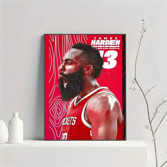 Affiche de basket-ball James Harden