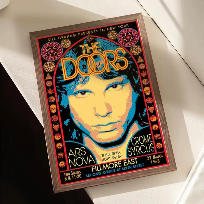 Autocollants d'affiche de groupe The D-Doors