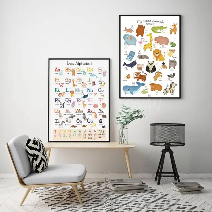 Affiche Auto-Adhésive en Papier Imperméable pour Salle de Jeux