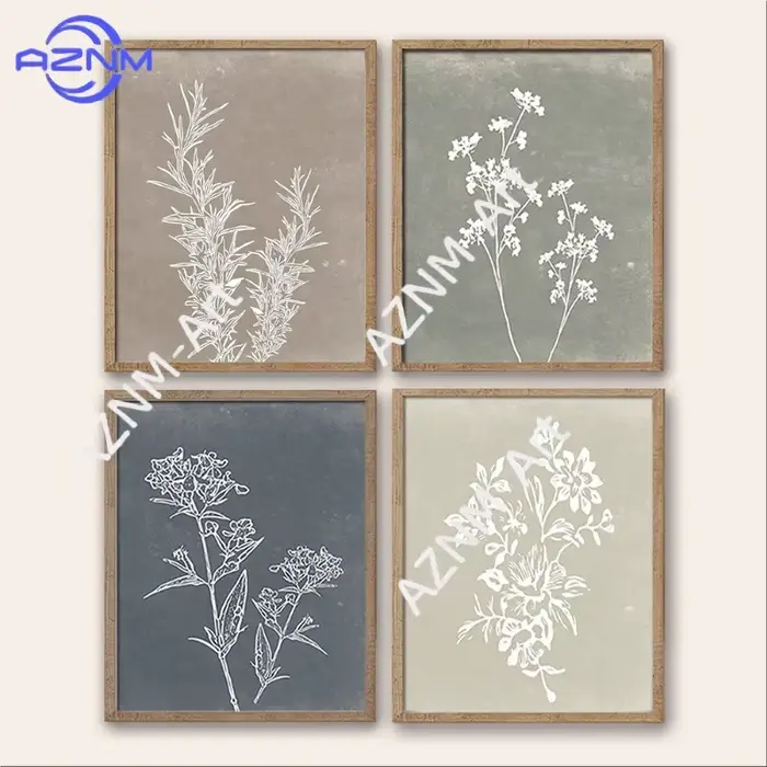 Peinture décorative de style bohème simple