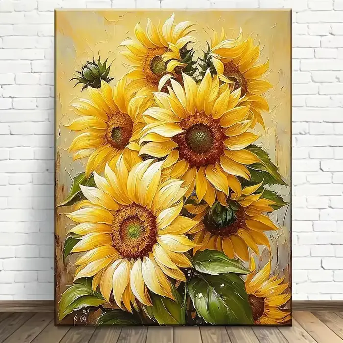 Affiche et impressions de tournesols jaunes vifs