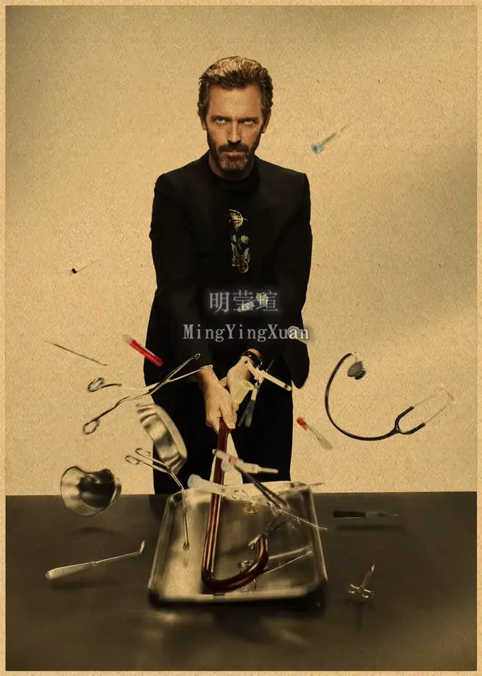 Affiche de film vintage en papier Kraft