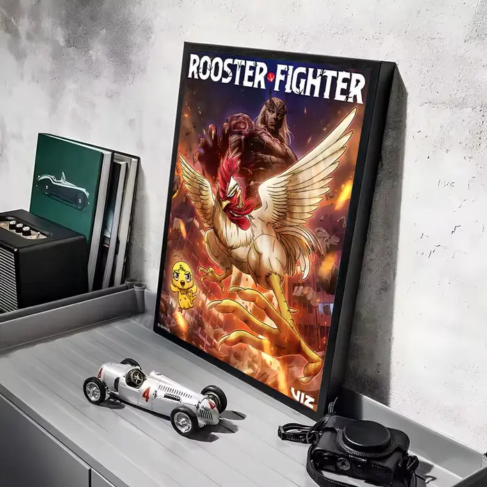 Affiche autocollante Anime ROOSTER FIGHTER, autocollant artistique parfait, conçu pour la maison, la