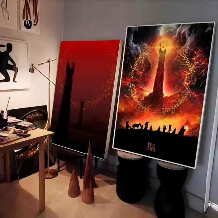 Film le l-leigneur de l'anneau peinture calligraphie toile HD mur Art décor intérieur affiche pour la décoration de la pièce de la maison