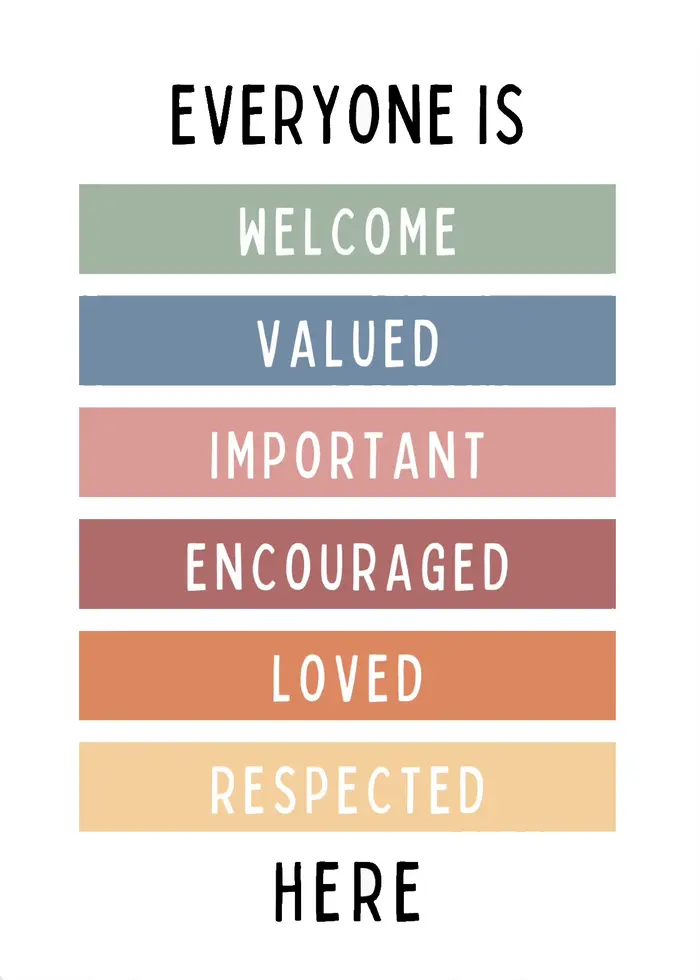 Affiche d'affirmations positives pour enfants, citations sur la confiance en soi, peinture sur toile
