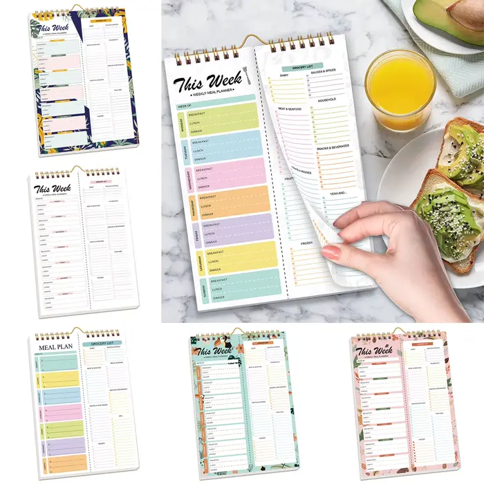 Bloc-notes de planification des repas