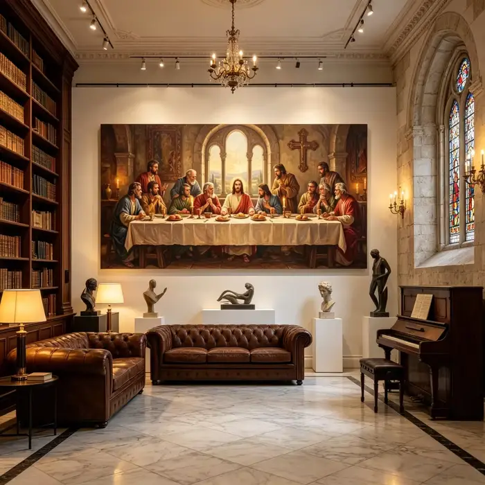 Tableau mural sur toile La Cène