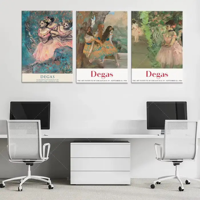 Affiche de ballerine avec téléchargement numérique