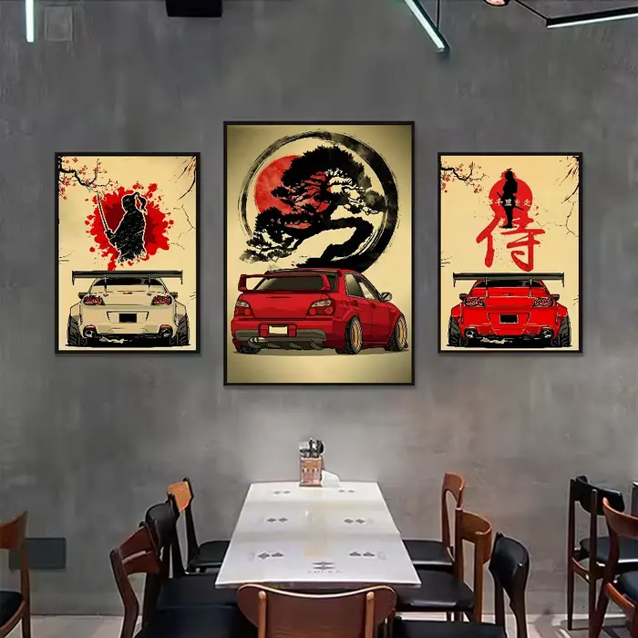 Affiche murale autocollante HD étanche