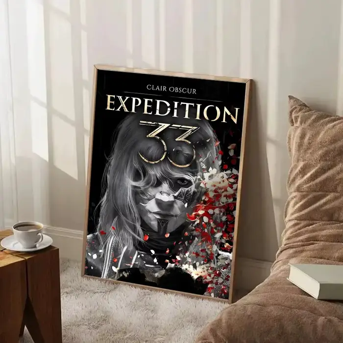 Affiche murale C-Clair O-Obscur Expedition 33 Dark Fantasy Game