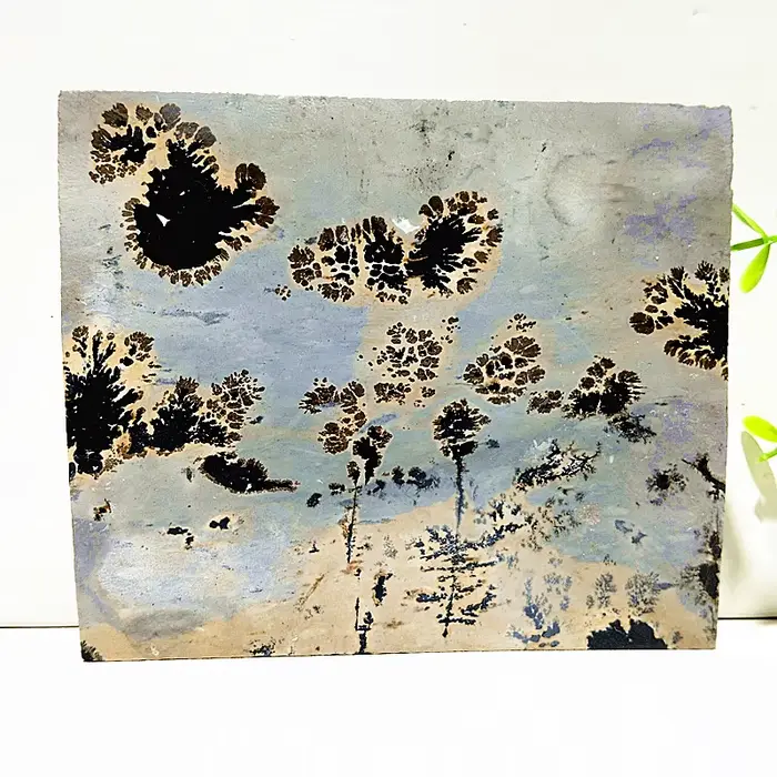 Tranche de peinture de paysage en pierre naturelle