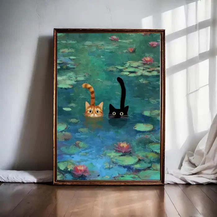 Impression d'art inspirée de Monet