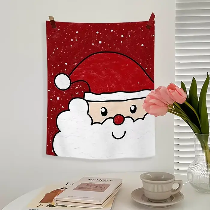 Tapisserie murale en tissu Kawaii