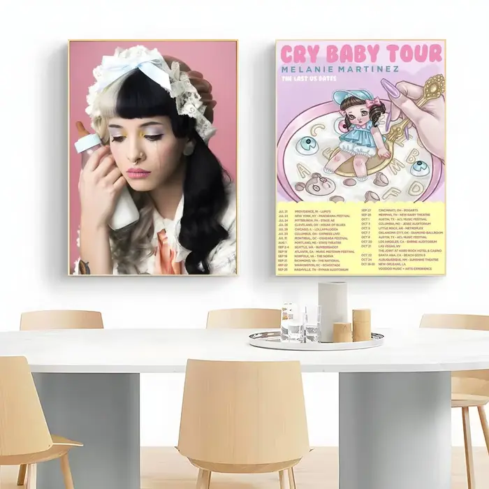 Affiche murale décorative de la chanteuse M-Melanie Martinez