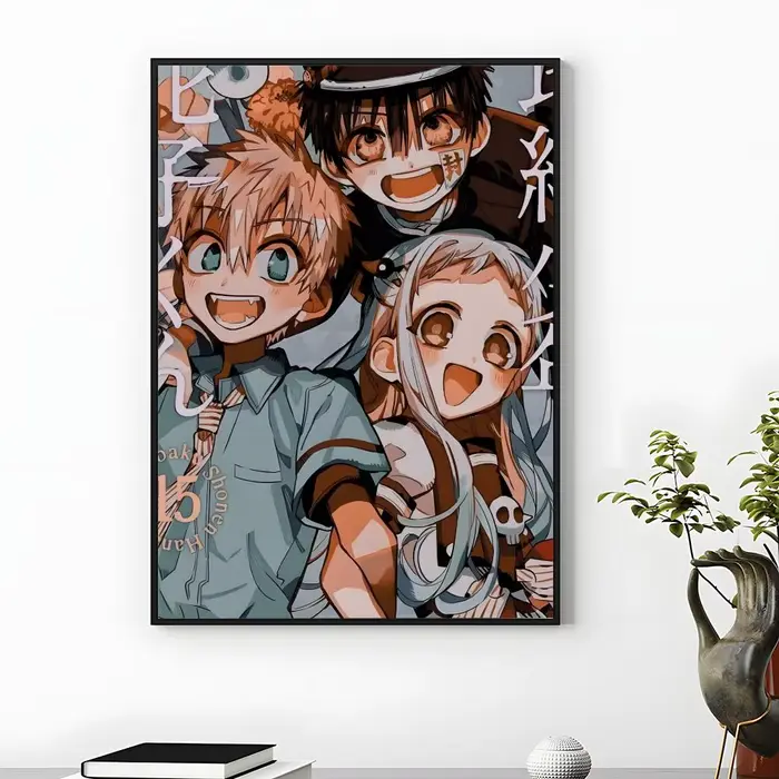Affiche Hanako-kun liée aux toilettes, HD, étanche, auto-adhésive, Art mural, Application multi-scèn
