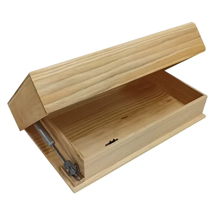 Étagère murale en bois avec compartiment secret, étagère à rabat magique, étagère de rangement, étag