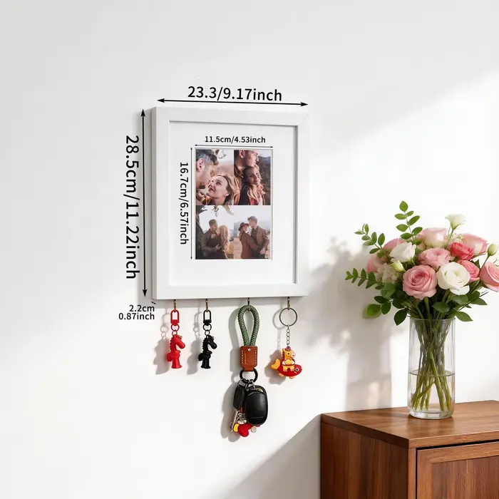 Cadre photo mural DIY avec crochet