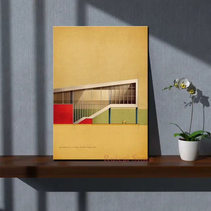 Affiche sur toile João Batista Vilanova Artigas