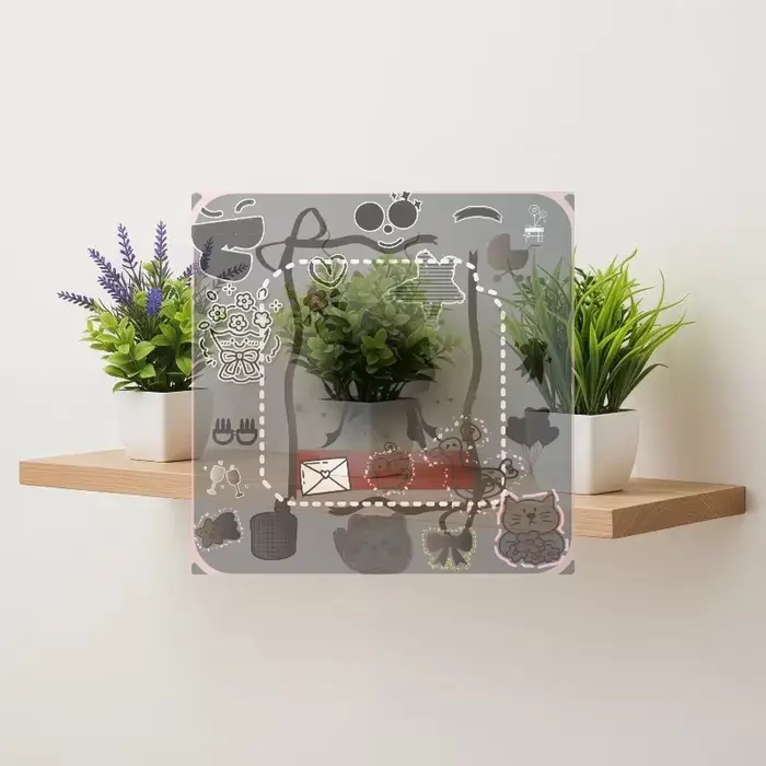 Plantes artificielles en pot avec feuillage réaliste et sans entretien, parfaites pour la décoration de la maison, du bureau, de la salle de bain, de la table ou des étagères.