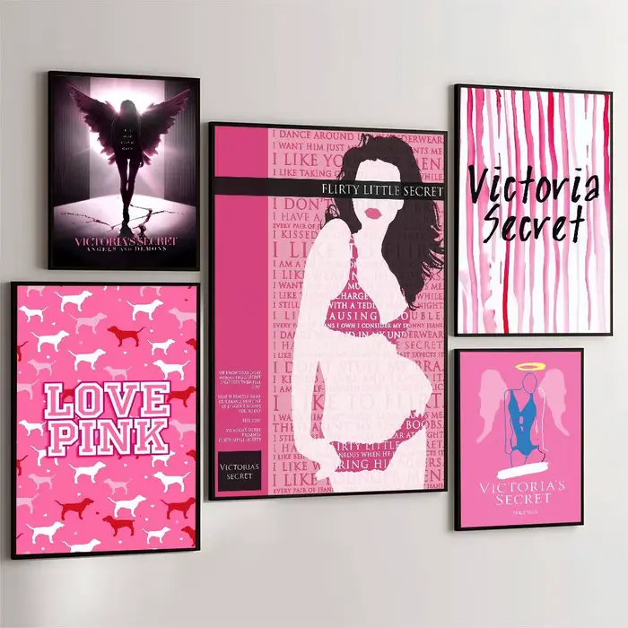 V-VictoriaS Fashion S-Secret Poster – autocollant mural imperméable de haute qualité